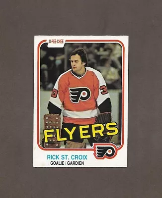 1981-82 OPC 252 Rick St. Croix ROOKIE RC FLYERS O Pee Chee High Grade MC252-3 • $11.55