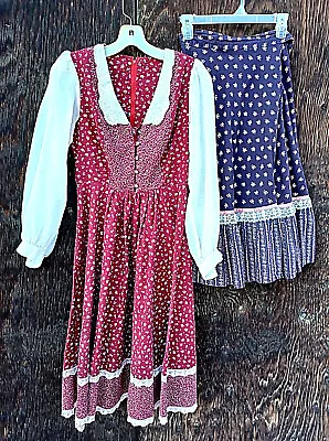 Vintage 1970s Prairie Dress • $48.50