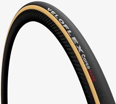 Veloflex Corsa RACE Clincher Black / Tan (gum) ALL SIZES • $62