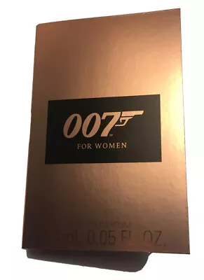James Bond 007 FOR WOMEN 0.05 Oz 1.5 Ml Eau De Parfum Mini/Travel Sample Womens • $4.50
