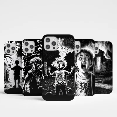 £14.95 • Buy Junji Manga Style 3D Full Wrap Phone Case Anime Japanese Horror Cover For IPhone