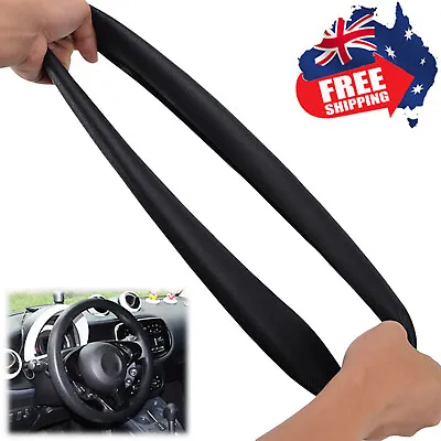 14  16  Car Steering Wheel Cover Protector Universal Leather Texture Silicone • $18.99