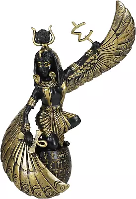 Egyptian Goddess Of Motherhood And Magic Mother Isis Ra Holding Ankh With Open W • $71.01