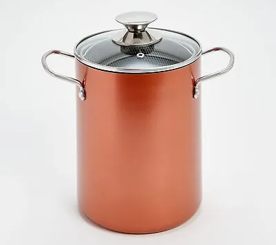 $49.98 • Buy Cook's Essentials Forged Aluminum 4-qt Vertical Multi Pot In Bronze  OPEN BOX