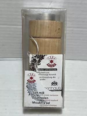 Vintage Zassenhaus Wood Ceramic Mechanism Salt Mill New Unopened Made In Germany • $15