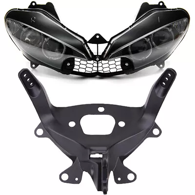 Headlight /Upper Fairing Stay Bracket Fit For Yamaha YZF R6 03-05 YZF R6S 06-09 • $37.41