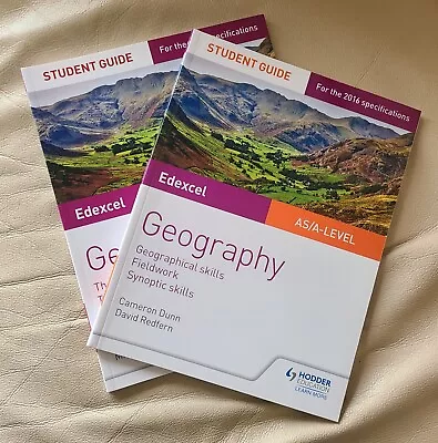 Edexcel A/AS Level Geography Student Guides - Year 1 & 2 - Excellent • £5