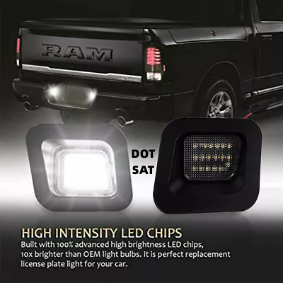 2Pcs 18 LED Rear License Plate Lights For Dodge Ram 1500 2500 3500 2003-2018 US • $9.95