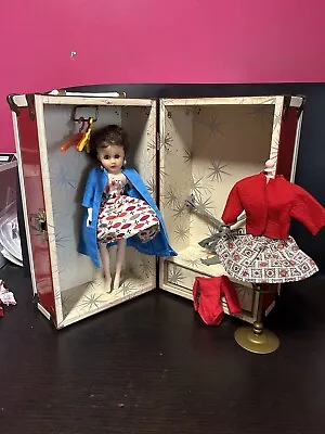 Vintage Valentine  Doll Ballerina  W/ Case Trunk  Clothes Lot 1959 10.5  • $150