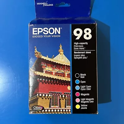 NEW Genuine Epson 98 High-capacity Ink 6 Pack New Expiration 2026 • $59.99