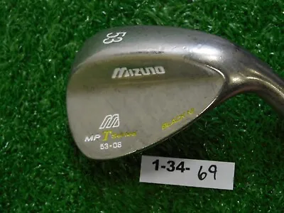 Mizuno MP-T Black Nickel Forged 53-08* Gap Wedge Dynamic Gold Steel  • $19.99