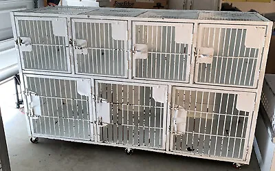 Vintage Storage Lockers Kennel Cages Industrial Awesomeness • $1499.99
