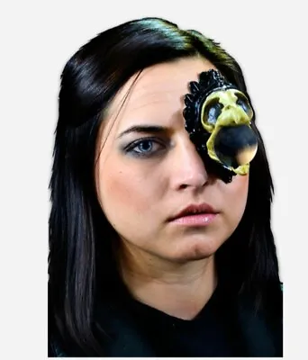 MONOCLE CROW Appliance Gothic Steampunk Halloween Costume Fun Party Accessory  • $10