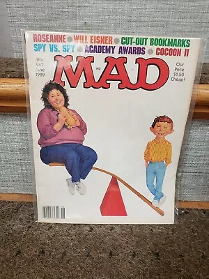 June 1989 #287 MAD Magazine  Roseanne  • $10