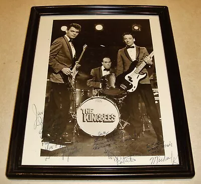 Rare THE KING BEES Picture  Signed  Danny Kootch Dickie Frank  Joel O'Brien • $395.55