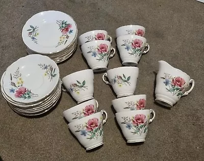 £30 • Buy Vintage Bone China Tea Set Regency 31 Piece