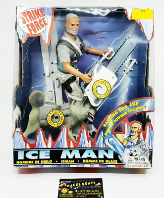 Strike Force Ice Man W/ Barking Dog & Powered Chainsaw Figure - BRAND NEW! • $29.98