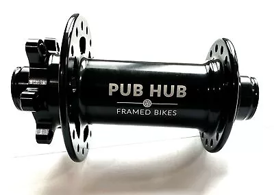 PUB 32h 32 Hole 110mm X 15mm 6 Bolt Disc Front Hub Black Bike Sealed Hub New • $0.99