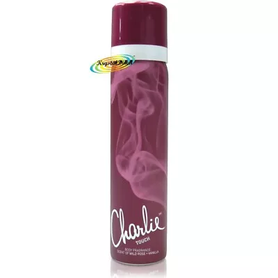 Charlie TOUCH Body Spray Fragrance 75ml - Wild Rose + Vanilla • £7.16