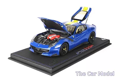 Ferrari F12 TDF Azzurro Dino Blue Fully Open Diecast - Ltd 120 Pcs Case BBR 1/18 • $499.95