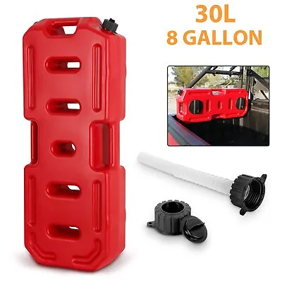 $145.95 • Buy 30L Plastic Jerry Can W/ Pour Spout Fuel Container Spare Petrol Storage Tank Red