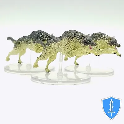 Dire Wolf X3 - Waterdeep Dragon Heist #31 D&D Miniature • $15.99