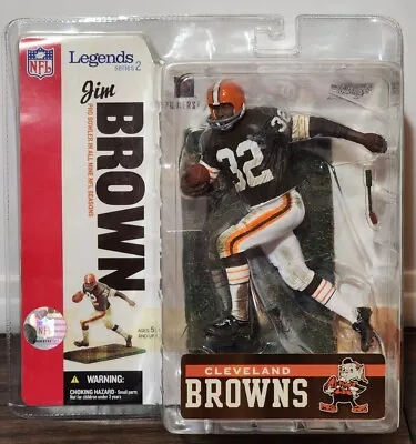 McFarlane NFL Legends Series 2 Cleveland Browns JIM BROWN Figure Sealed Package • $26