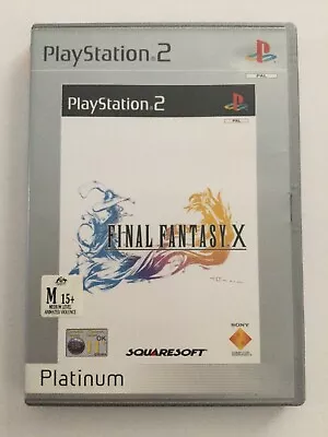 Final Fantasy X 10 PLAYSTATION 2 Sony PS2 Aus Pal • $10.85