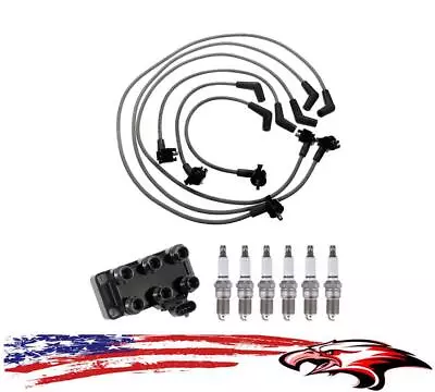 $102.92 • Buy New Ignition Wires Spark Plug & Coil Pack For Ford Mustang 3.8L V6 From 01/99-00