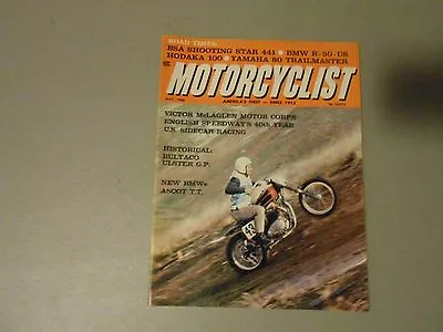 May 1968 Motorcyclist Magazinebsa Shooting Starbmw R-50hodaka 100yamaha 80 • $15