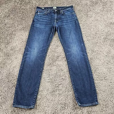 J Crew Jeans Mens 32 Slim Dark Wash Japanese Denim Stretch 484 Kurabo 32x31 • $34.98