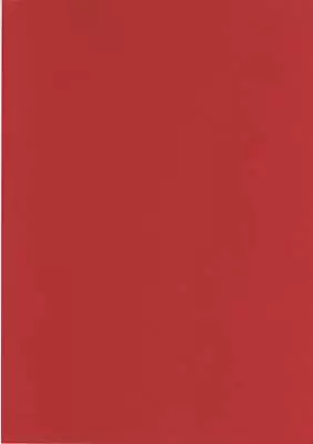 DEEP RED A4 Smooth Coloured Craft Card 160gsm X 50 Sheets CRAFT HOBBY PRINTER • £4.50