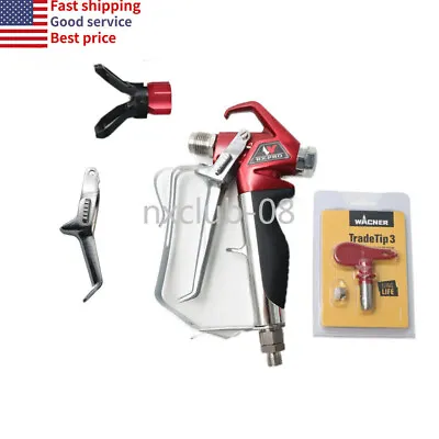 Airless Spray Gun RX-Pro Red Series 538020 W/ 517 Tip & Guard Titan 0538020 • $36.90