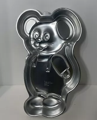 Wilton Little Country Mouse Cake Pan Mold 2105-2380 Vintage 1987 Aluminum • $11.99