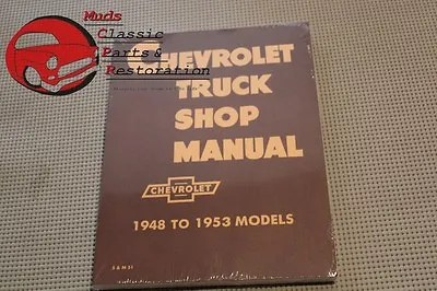 Chevy Pickup 1948 1949 1950 1951 1952 1953  Truck Shop Service Repair Manual • $52.37
