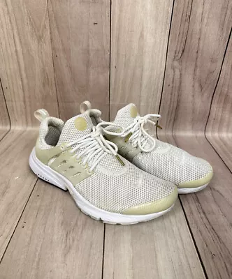 🕊️ NIKE AIR PRESTO WHITE CREAM Running Shoes Sneakers Runners 39 8 • $9