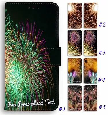 $13.98 • Buy Personalised Text Wallet Phone Cover For Samsung A8 12 20 22 30 51 52s J8 J5 Pro