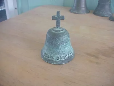 Santa Barbara 1786 Bronze Mission Bell Great Sound & Patina Good Cond • $45