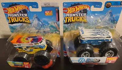 Hotwheels Monster Trucks VW Drag Bus Lot Of 2 See Pictures For CONDITION  • $24.99