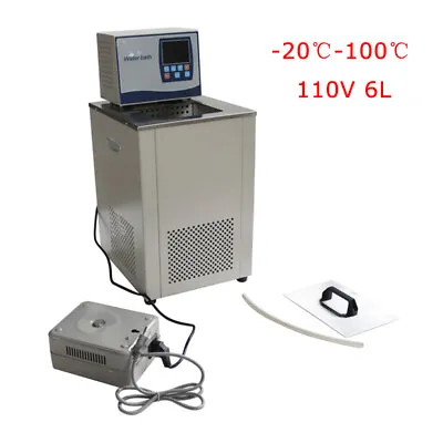 $1113.20 • Buy -20℃-100℃ 6L Liquid Cooling Circulator 110V Lab Water Bath Pump Chiller Cooler