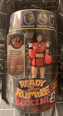 Vintage 2001 Ready 2 Rumble Boxing Round 2 Selene Strike Figure NIB • $24.95