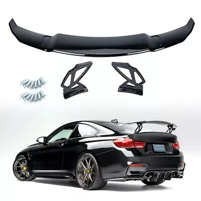 Universal Car Rear Trunk Boot Spoiler Lid Wing For GT Style Gloss Black UK SHIP • £69.95