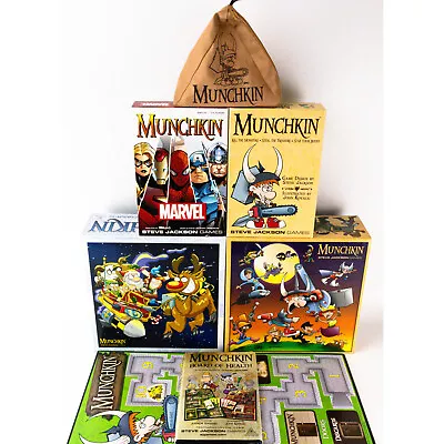 SJG Board Games  Munchkin Collection #47 – 9 Base Games + 48 Expansions +  VG+ • $1025