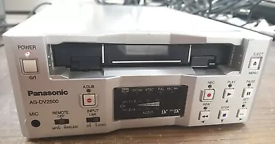 Panasonic Ag-dv2500p Mini Dv Dvcam Vcr Deck Ntsc. Unit Only! *read⬇️* • $250