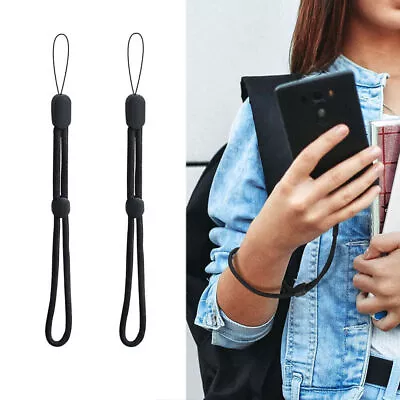 Black Camera Mobile Phone Wrist Hand Strap Lanyard For Iphone MP3 For Go Pro • $0.99