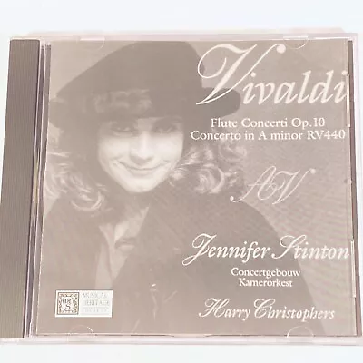 Vivaldi: Flute Concertos - Jennifer Stinton  1996 Usa Musical Heritage Society • $4.95