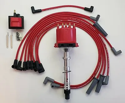 Chevy CAMARO CAPRICE 87-93 5.7L 5.0L TPI/TBI DISTRIBUTOR + RED 8.5mm WIRES +COIL • $159.95