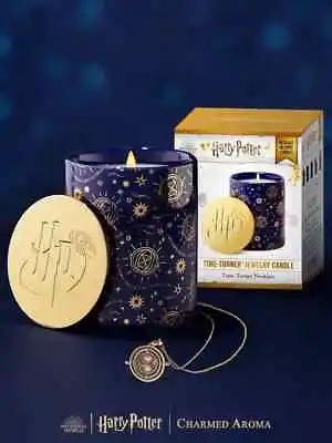 Harry Potter Charmed Aroma Hogwarts Time Turner Candle With Pendent Brand New • $109.99