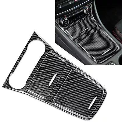 For Mercedes Benz A GLA CLA Class 2013-18 Carbon Fiber Center Console Cover Trim • $28.86