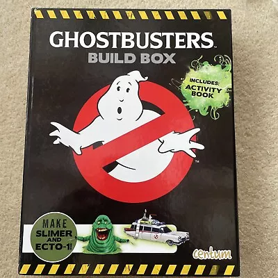 GHOSTBUSTERS SLIMER & ECTO-1 Model BUILD BOX 2 MODELS & ACTIVITY BOOK • £8